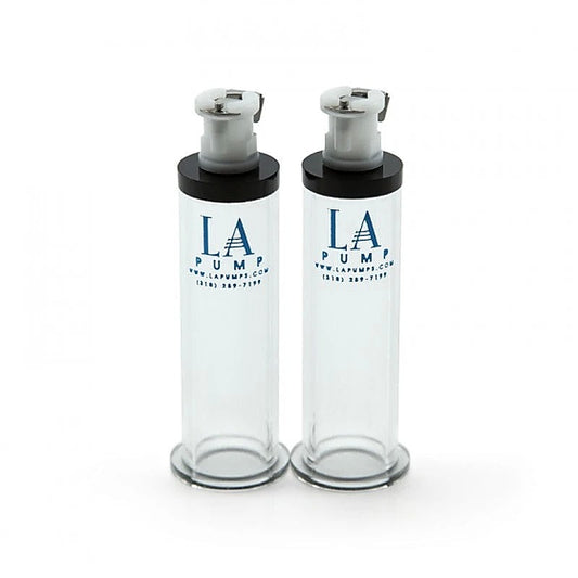 Nipple Enlargement Cylinders Pair Diameter by LA Pumps - Breast and Nipple Toys