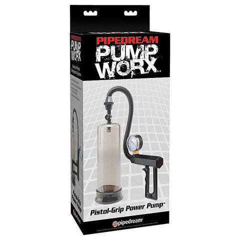 Pump Worx Pistol Grip Power Male Penis Pump - Pumps, Extenders and Sleeves