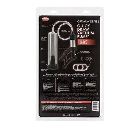 Quick Draw Vacuum Penis Pump by California Exotics - Pumps, Extenders and Sleeves
