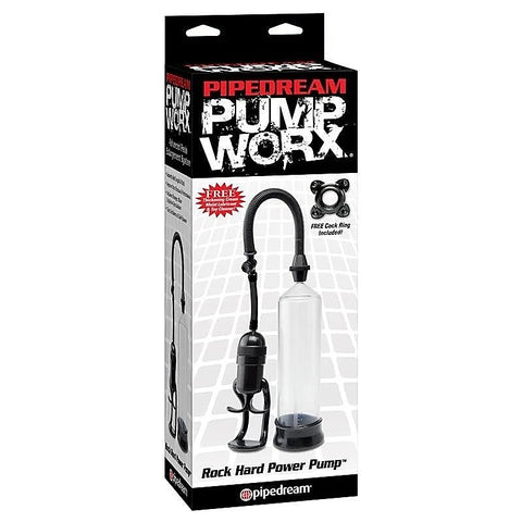 Pump Worx Rock Hard Power Penis Development Pump - Pumps, Extenders and Sleeves
