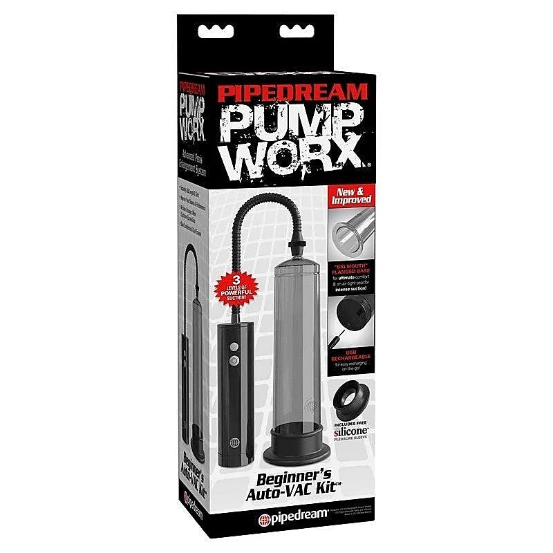 Pump Worx Beginners Rechargeable Auto Vac Cock Pump Kit - Pumps, Extenders and Sleeves