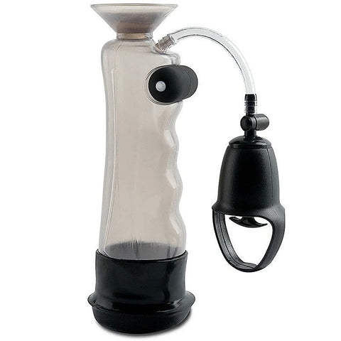 Pump Worx Vibrating Sure Grip Shower Penis Pump - Pumps, Extenders and Sleeves