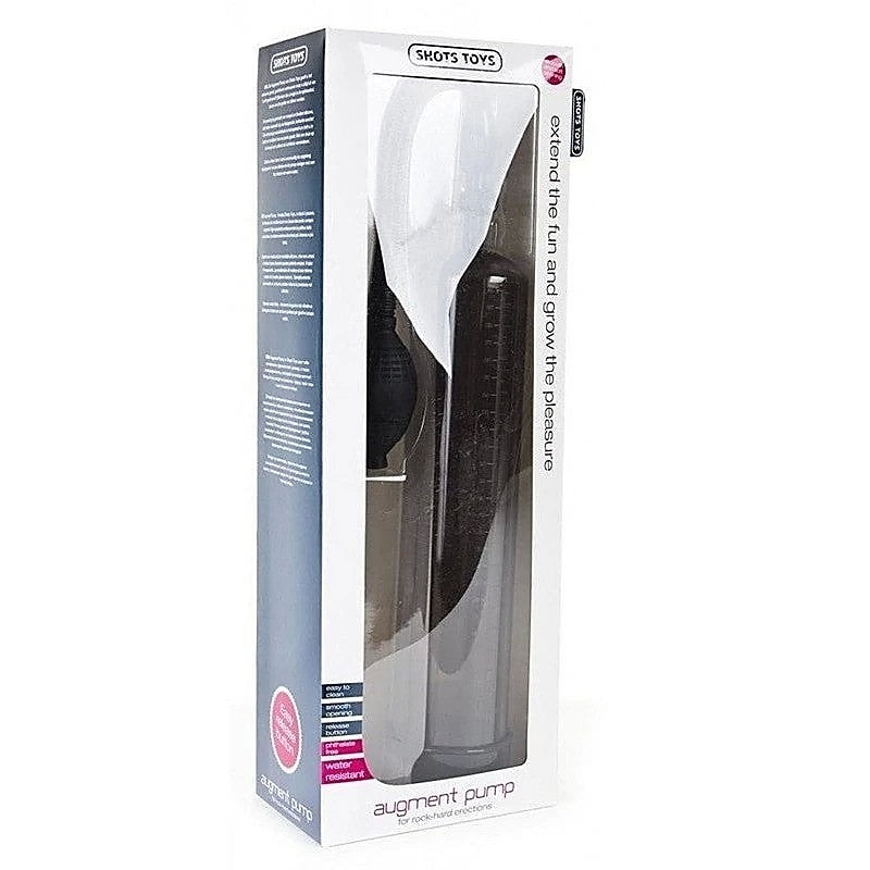 Premium Augment Pump Black by Shots Toys - Pumps, Extenders and Sleeves