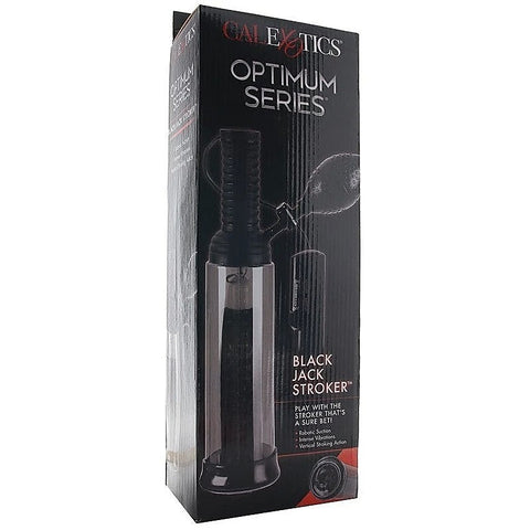 Black Jack Male Stroker Pump by California Exotics - Pumps, Extenders and Sleeves