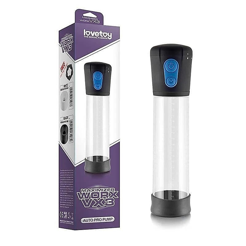 Maximizer Worx VX3 Auto Pro Pump by Lovetoy - Pumps, Extenders and Sleeves