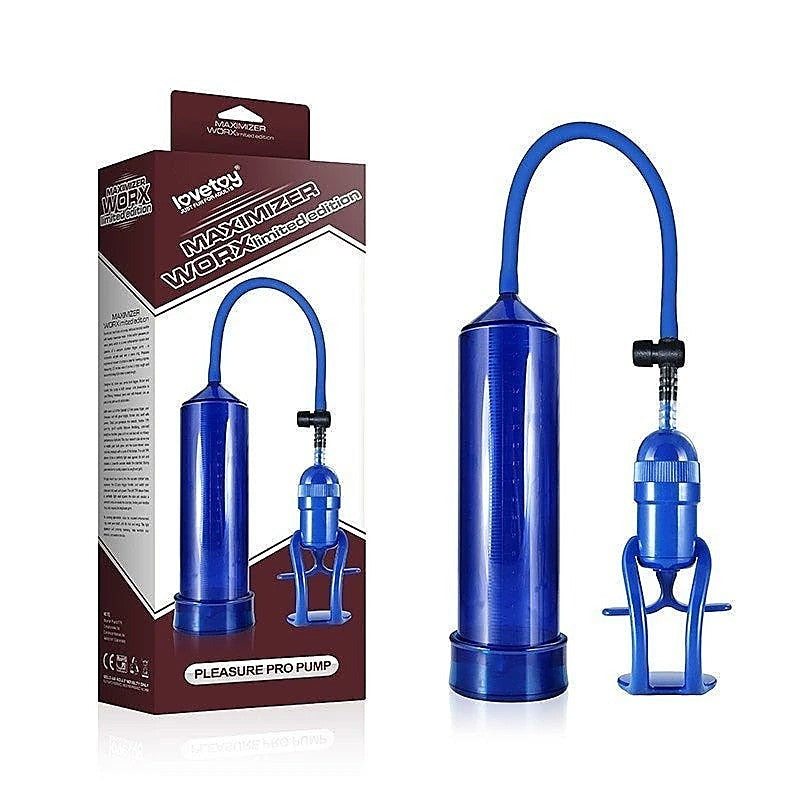 Premium Pleasure Pro Pump Blue by Lovetoy - Pumps, Extenders and Sleeves