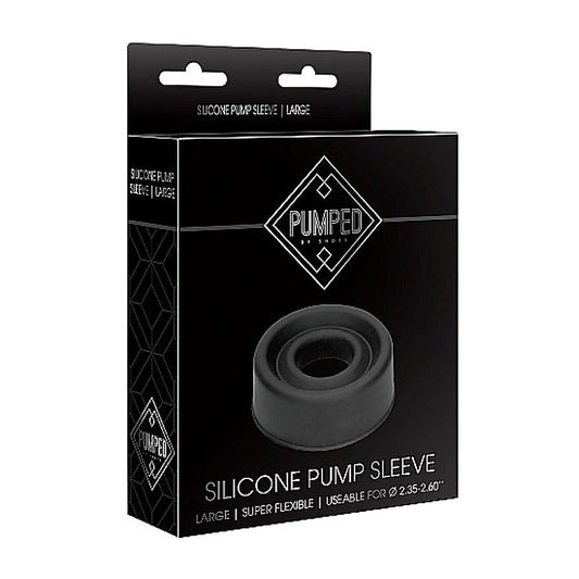 Pumped Silicone Pump Sleeve by Shots Toys - Penis Pumps And Stretchers