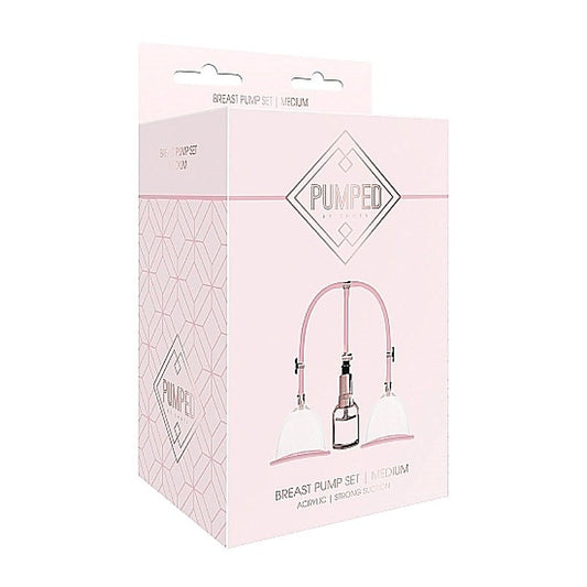 Pumped Breast Pump Set Rose by Shots Toys - Breast and Nipple Toys
