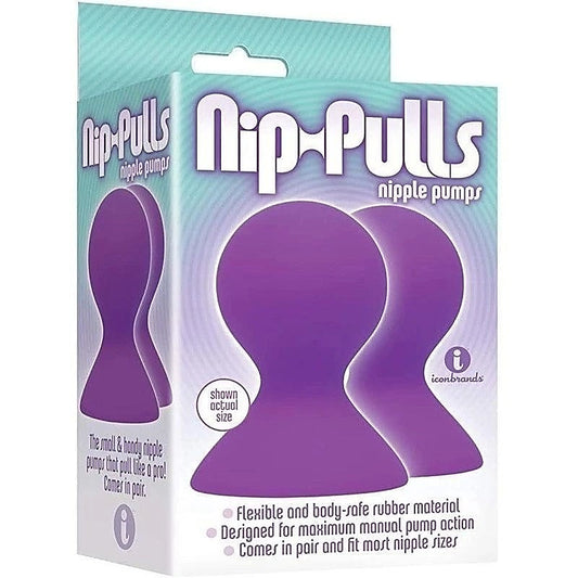 The 9'S Nip-Pulls Nipple Pumps by Icon Brands - Breast and Nipple Toys