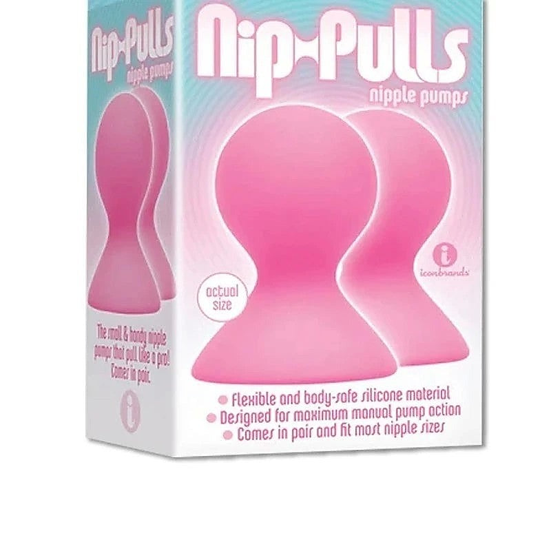 Icon Brands The 9S Nip Pulls Nipple Pumps Medical Grade Silicone - Breast and Nipple Toys