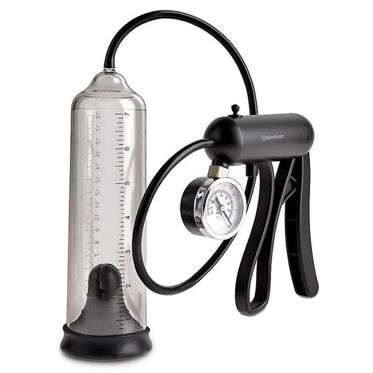 Pump Worx Pro-Gauge Power Penis Pump by Pipedream - Pumps, Extenders and Sleeves