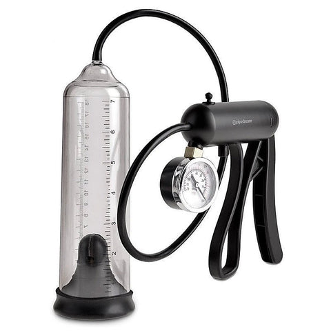Pump Worx Pro-Gauge Power Penis Pump by Pipedream - Pumps, Extenders and Sleeves