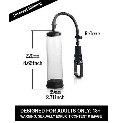 La Viva Vaczilla X4 Penis Pump with Transparent Cylinder Design - Pumps, Extenders and Sleeves