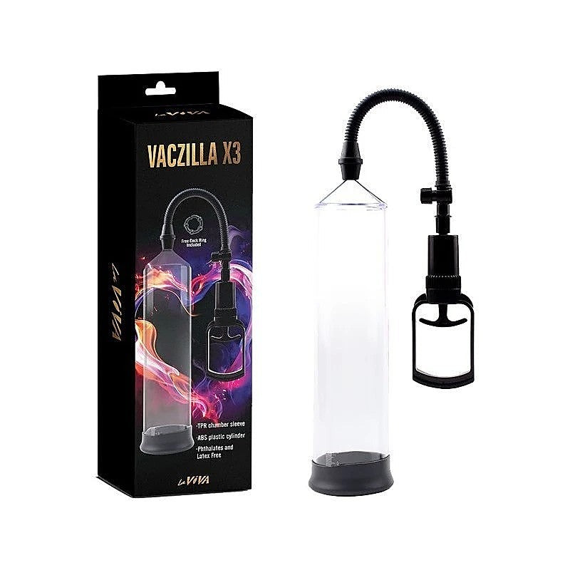 LaViva Vaczilla X3 Penis Pump with Quick Release Valve - Pumps, Extenders and Sleeves
