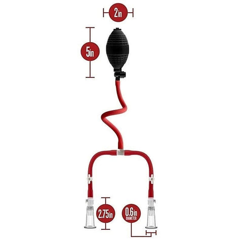 Temptasia Nipple Squeeze Pump System - Breast and Nipple Toys