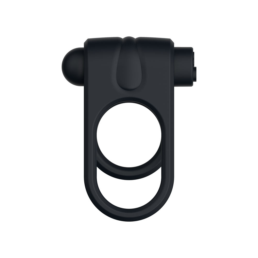 Passion Play Silicone USB Rechargeable Cock & Balls Ring - Vibrating Cock Rings