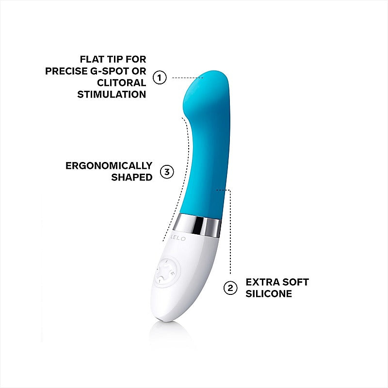 Lelo Gigi 2 Rechargeable G Spot Vibrator Curved Tip Precision - Luxury Sex Toys