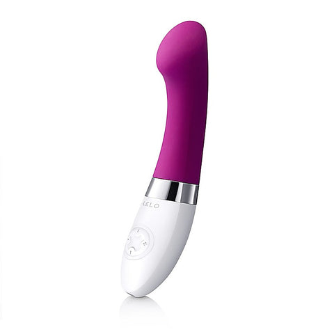 Lelo Gigi 2 Rechargeable G Spot Vibrator Curved Tip Precision - Luxury Sex Toys