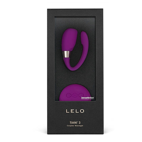 Lelo Tiani 3 Remote Controlled Couples Vibrator with SenseMotion Technology - Strap On Sextoys