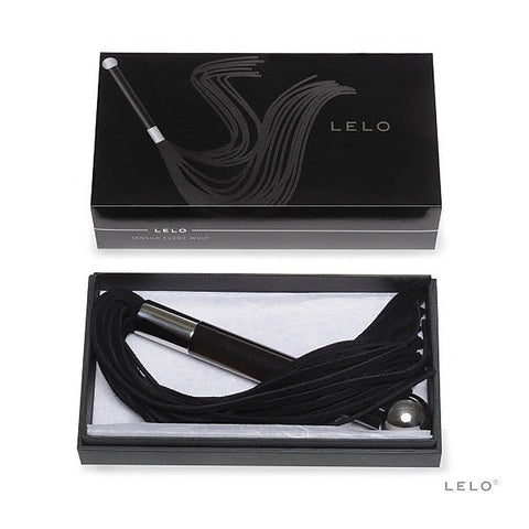 Sensua Suede Bondage Play Whip by Lelo - Whips And Crops