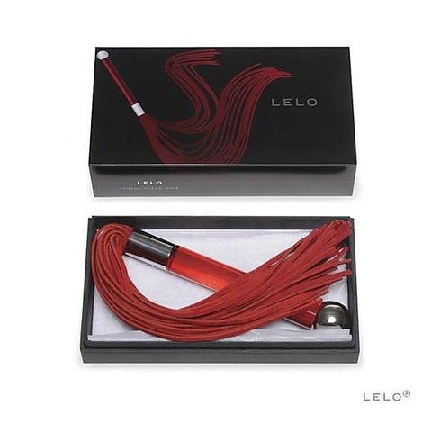 Sensua Suede Bondage Play Whip by Lelo - Whips And Crops