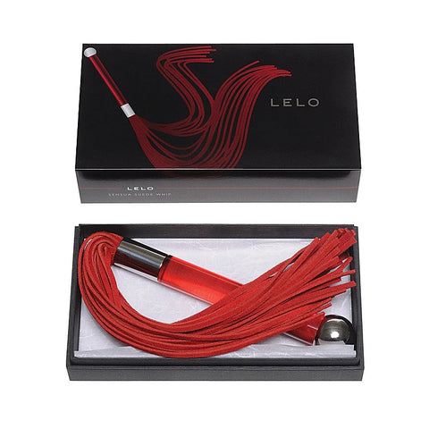Sensua Suede Bondage Play Whip by Lelo - Whips And Crops