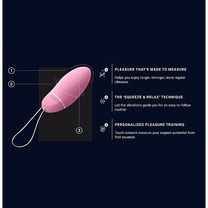 Lelo Luna Smart Bead Vibrating Kegel Exerciser with Smart Sensor Technology - Love Eggs and Kegel Exercisers