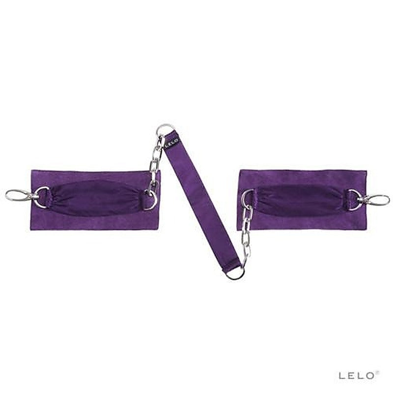 Lelo Sutra Chainlink Adult Cuffs with Silk and Suede Design - Cuffs And Restraints
