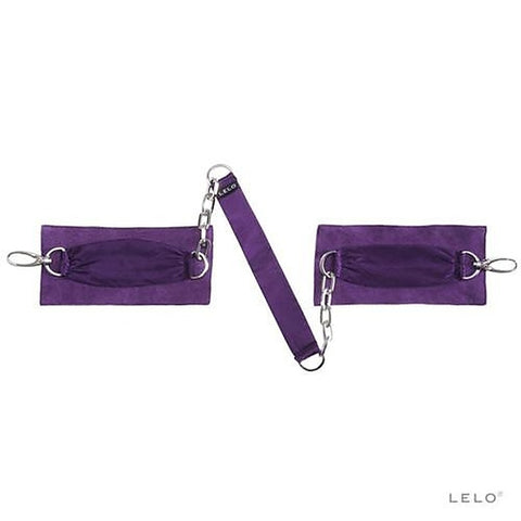 Lelo Sutra Chainlink Adult Cuffs with Silk and Suede Design - Cuffs And Restraints