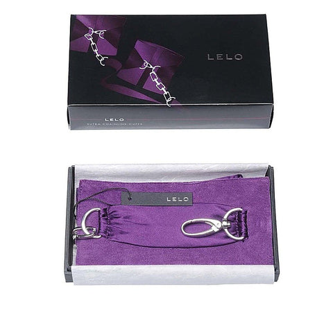 Lelo Sutra Chainlink Adult Cuffs with Silk and Suede Design - Cuffs And Restraints