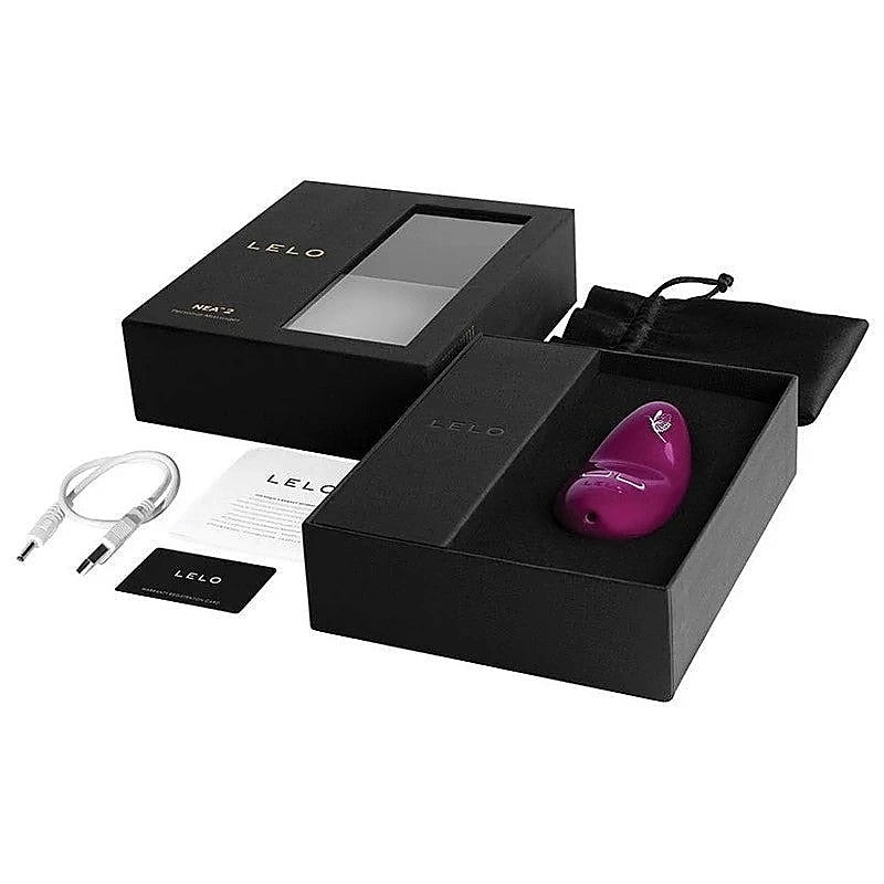 Lelo Nea 2 Multi Functions Clitoral Vibrator with 8 Stimulation Patterns - Butt Plugs