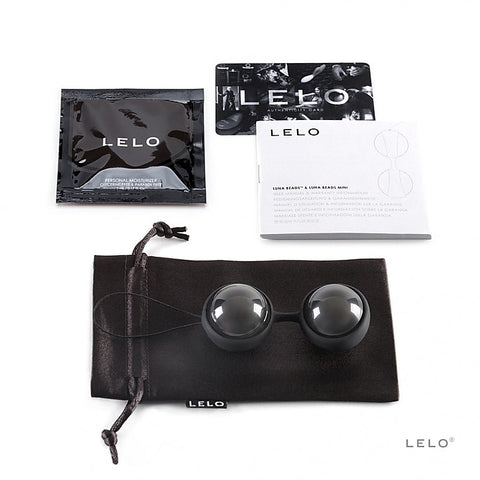 Professional-Grade Luna Beads Noir by Lelo - Love Eggs and Kegel Exercisers