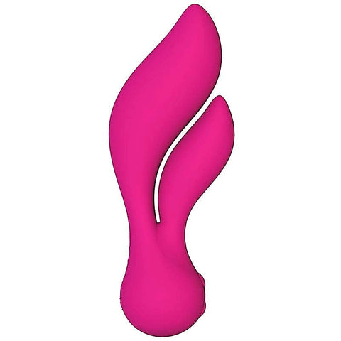 BMS Factory Swan The Feather Dual Motor G Spot Clitoral Vibrator - Rabbit Vibrators