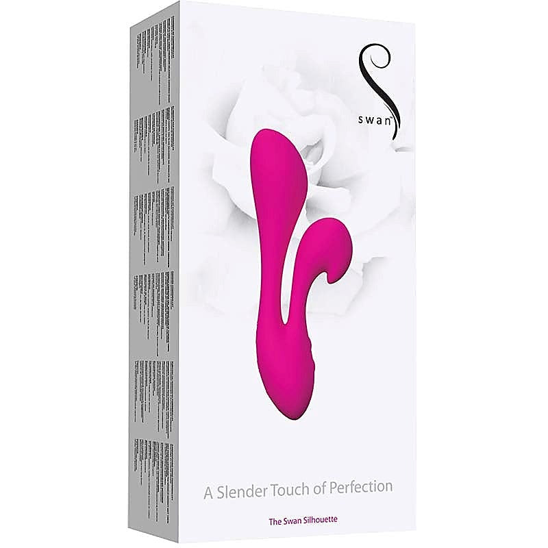 BMS Factory Swan The Silhouette Dual Motor Clitoral Vibrator - Rabbit Vibrators