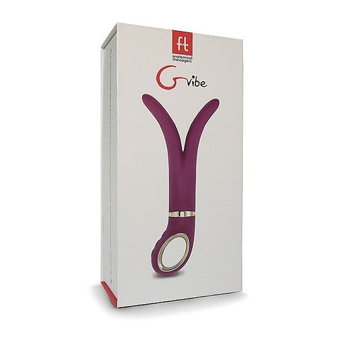 Gvibe G Vibe Massager Dual Stimulation Vibrator with 6 Functions - Metal Vibrators