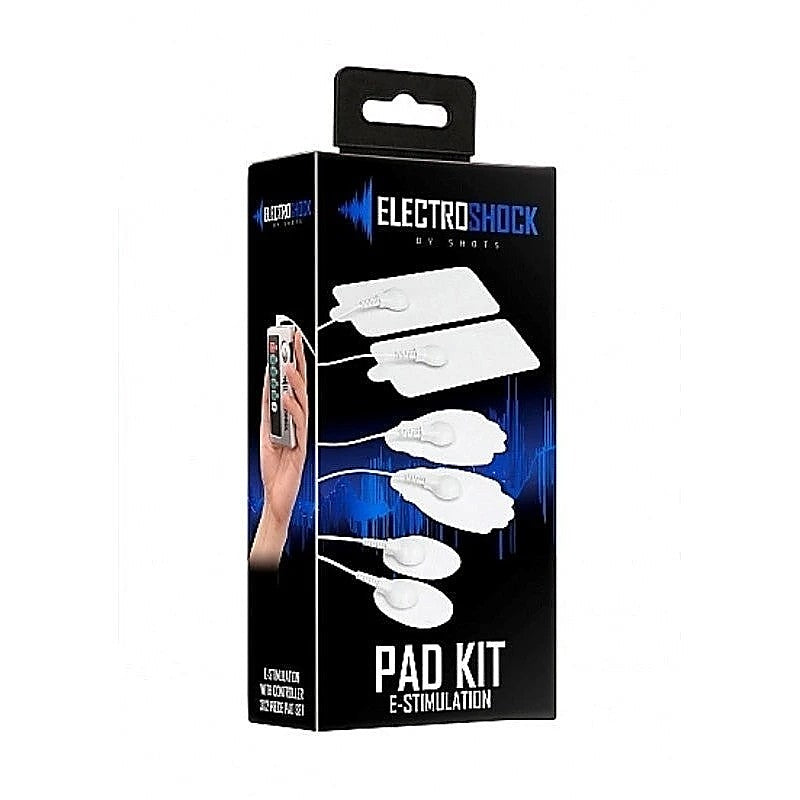 Premium Electroshock Pad Kit by Shots Toys - Electro Sex