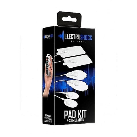 Premium Electroshock Pad Kit by Shots Toys - Electro Sex