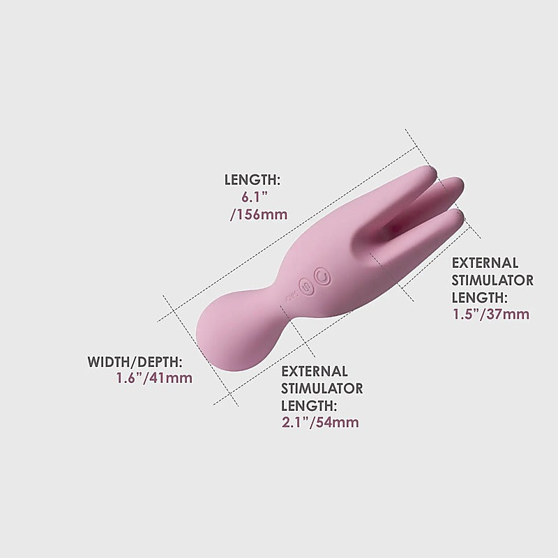Nymph Multi Functions Foreplay Clitoral Vibrator by Svakom - Finger and Tongue Vibrators