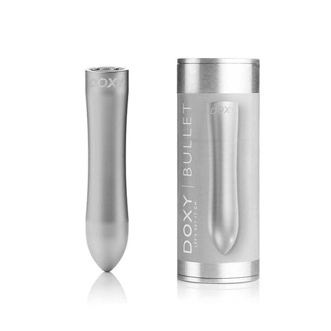 Bullet Solid Metal Rechargeable Bullet Vibrator By Doxy - Realistic Dildos