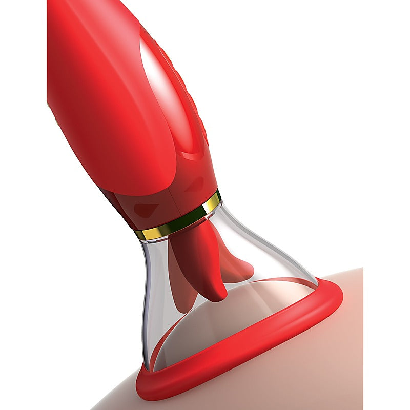 Pipedream Products Fantasy for Her Ultimate Pleasure 24K Gold Edition Vibrator - Clit Ticklers and Pulsators
