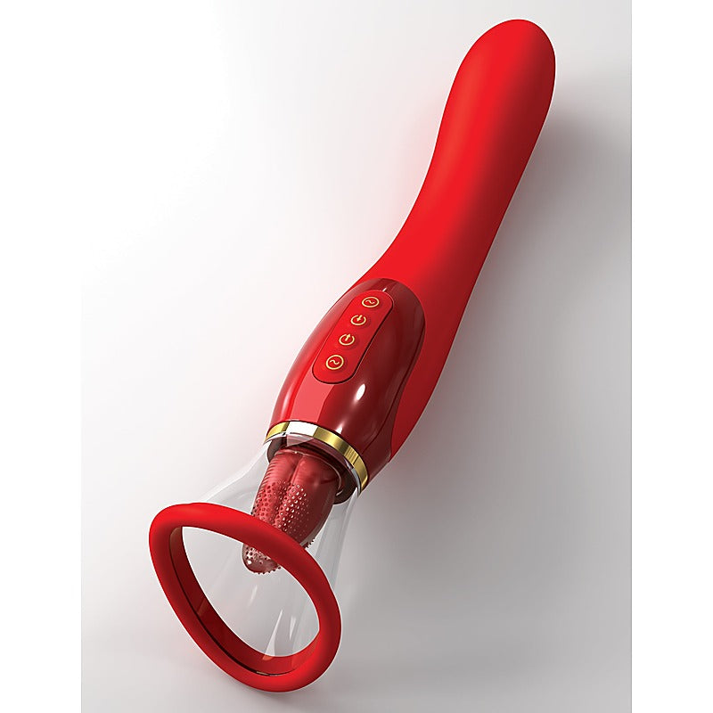 Pipedream Products Fantasy for Her Ultimate Pleasure 24K Gold Edition Vibrator - Clit Ticklers and Pulsators