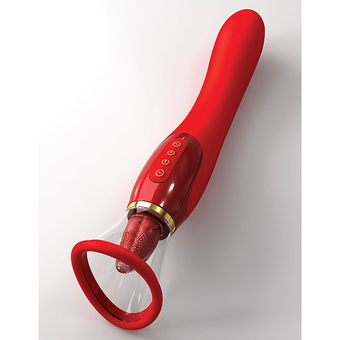 Pipedream Products Fantasy for Her Ultimate Pleasure 24K Gold Edition Vibrator - Clit Ticklers and Pulsators
