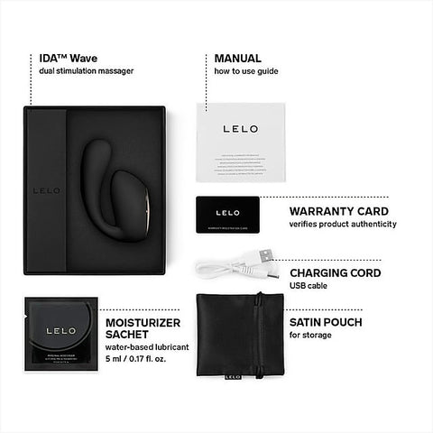 Lelo Ida Wave Dual App Controlled G Spot Vibrator with WaveMotion Technology - Remote Control Vibrators