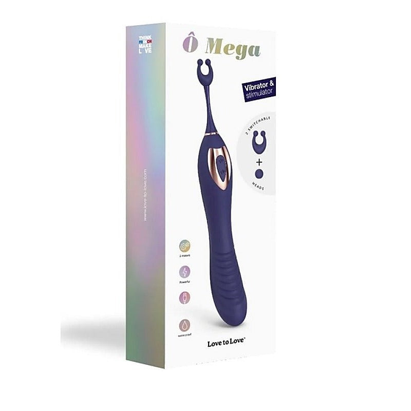 Love To Love O Mega Powerful Rechargeable Vibrator - Clit Ticklers and Pulsators