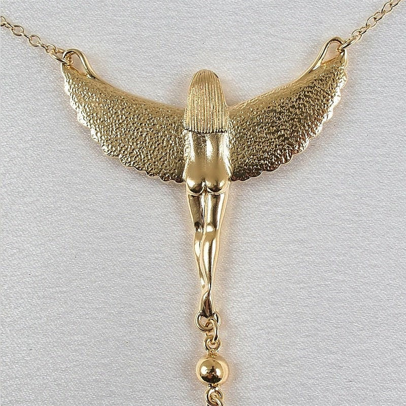Breast Necklace The Breath Of Isis Gold by Sylvie Monthule - Nipple and Clit Clamps
