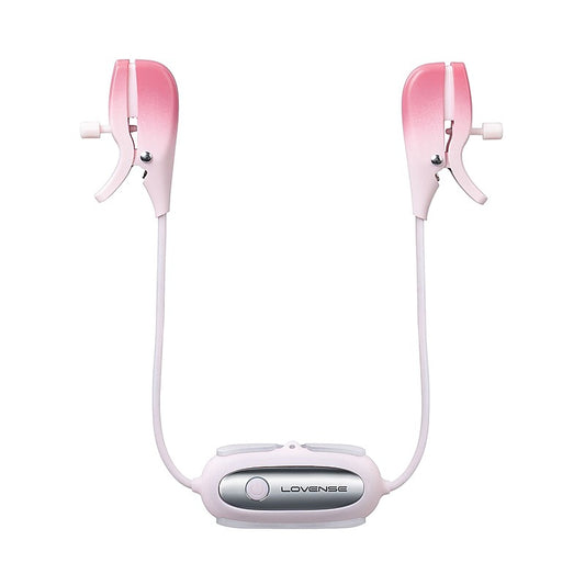 Gemini App Controlled Vibrating Nipple Clamps by Lovense - Breast and Nipple Toys