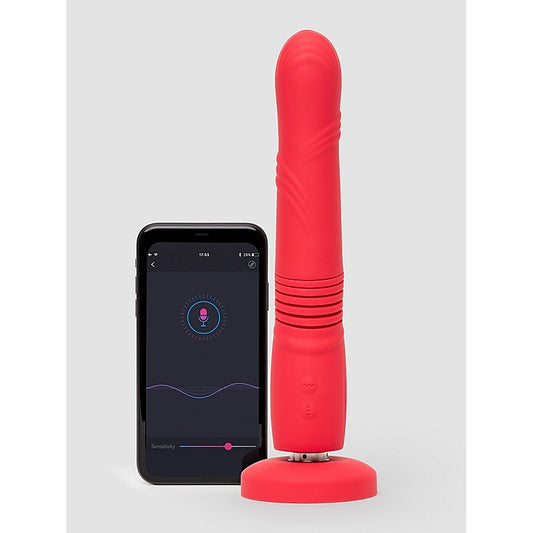 Gravity App Control Vibrating And Thrusting Dildo By Lovense - Remote Control Vibrators