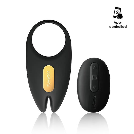 Winni 2 App Controlled Vibrating Male Cock Ring by Svakom - Cock Rings