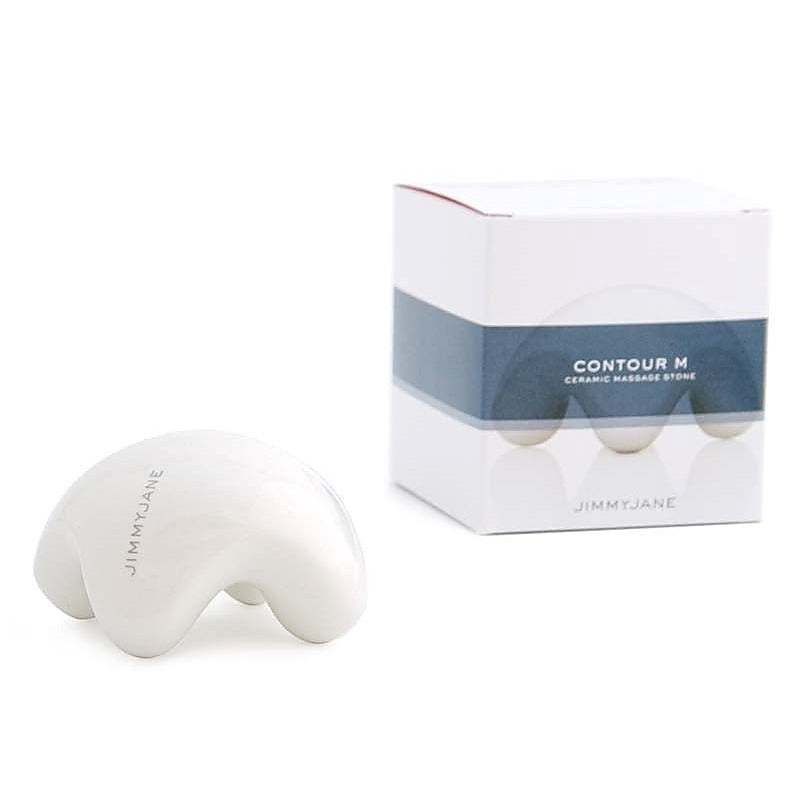 Contour M Ceramic Massage Stone by Jimmyjane - Sex Toys For Couples