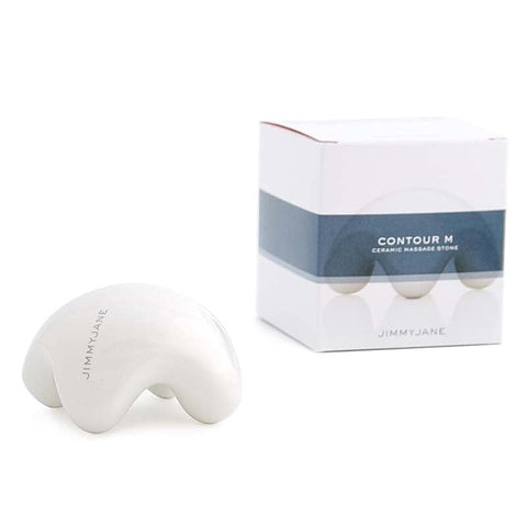 Contour M Ceramic Massage Stone by Jimmyjane - Sex Toys For Couples